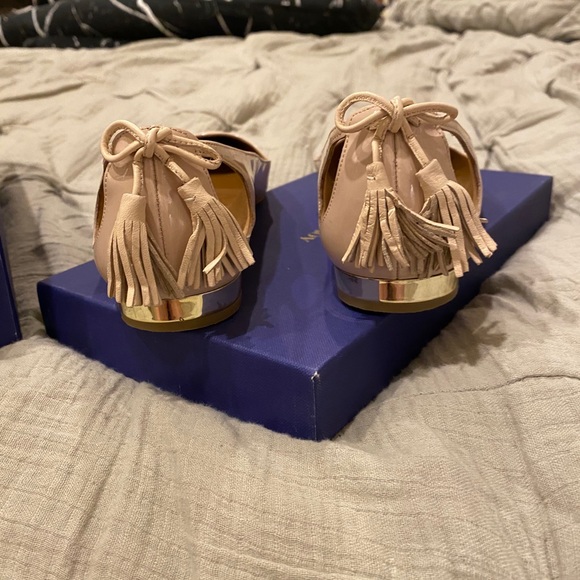 Aquazzura Firenze Forever Marilyn Tassel Flat 41 - Picture 8 of 11